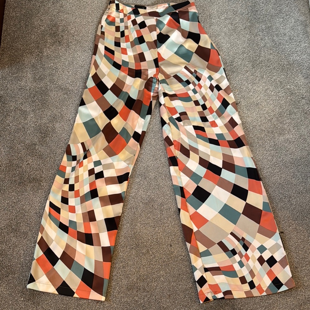 Forever 21 Multicolor Wide Leg Pants